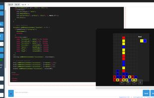 Tetris/dr_mario  game made in 2 minutes