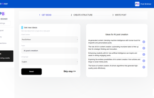 Post BrAIner screenshot 2