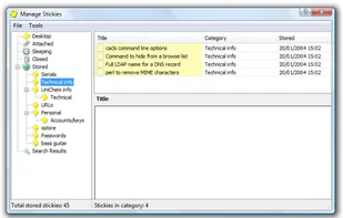 Stickies screenshot 1