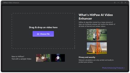 HitPaw Video Enhancer screenshot 1