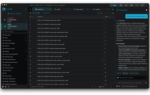 LunoDB screenshot 1
