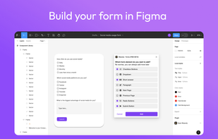 Build your form in Figma