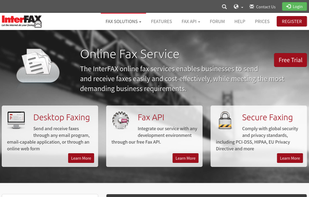 InterFAX screenshot 1