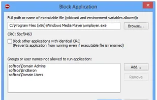 Rule to Black List Program