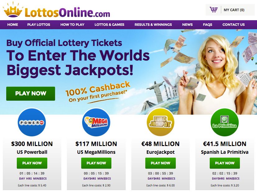 LottosOnline Buy Official Lottery tickets from around the world