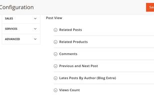 Post View Configuration