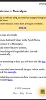Landing page
