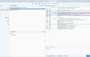 Screenshot SourceGit - Staging - Diff - Discard fragment
