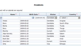 ApPHP DataGrid screenshot 1
