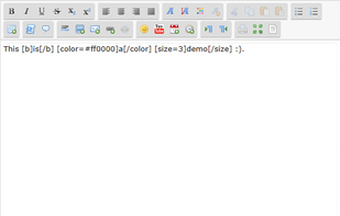 SCEditor screenshot 1