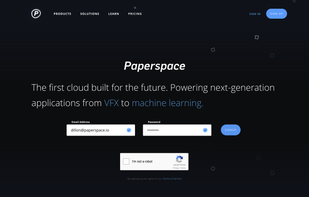 Paperspace screenshot 1