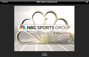 NBC Sports Group iPad Presentation Interface