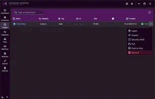 Container Desktop screenshot 1