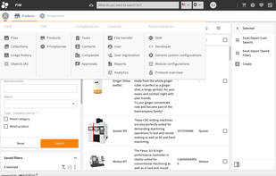 Use functions and modules to constantly expand your 4ALLPORTAL as an enterprise tool. Combine the power of a DAM with that of a PIM and facilitate the work of your team.