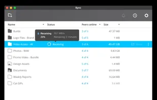 Resilio Sync  screenshot 1