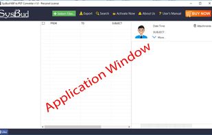 SysBud NSF to PST Converter screenshot 1