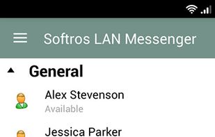 Softros LAN messenger screenshot 2