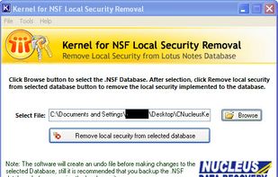 Kernel for NSF Local Security Removal screenshot 1