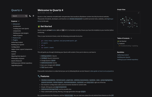 Quartz – Static Site Generator screenshot 1