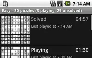 OpenSudoku screenshot 1