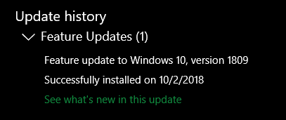 Windows 10 October 2018 Update now available again image