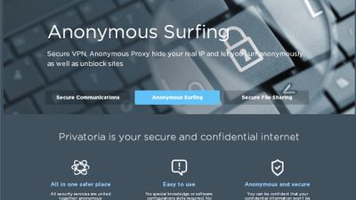 Privatoria is your secure and confidential internet.
Secure communication, anonymous surf and secure file sharing
