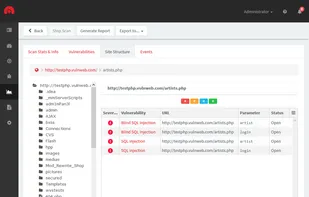 Acunetix screenshot 2