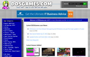DOSGames.com screenshot 1