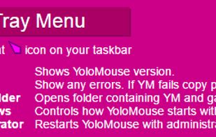 System Tray Menu