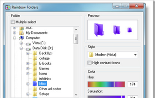 Rainbow Folders screenshot 2