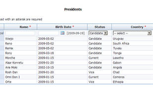 ApPHP DataGrid screenshot 1