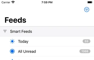 NetNewsWire screenshot 1