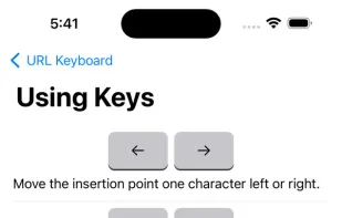 URL Quick Keyboard screenshot 1