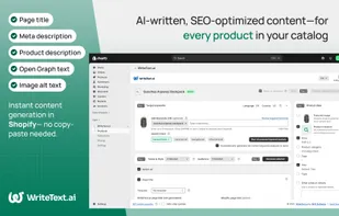 WriteText.ai for Shopify