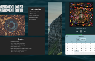 Spotify and Pexels integrations make it easy to love your Luno displays!