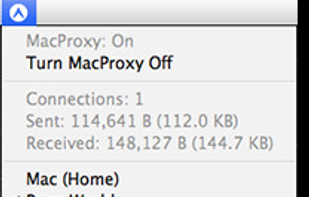 MacProxy screenshot 2