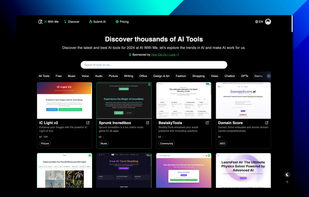  AI With Me Home page