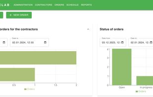 main dashboard