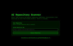 AI Repository Scanner screenshot 1