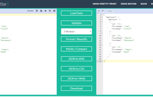 JSON Formatter and JSON Validator