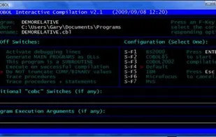 GnuCOBOL screenshot 2