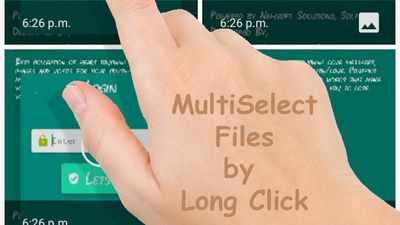 Select Multiple Files to hide
