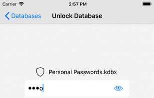 KeePassium screenshot 1