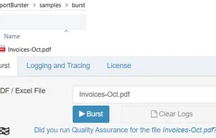 ReportBurster screenshot 1