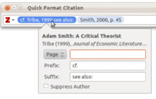 LibreOffice Plugin for Zotero screenshot 2