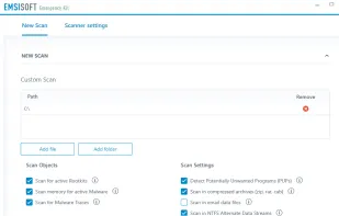 Emsisoft Emergency Kit screenshot 2
