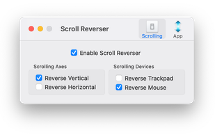 Scroll Reverser screenshot 1