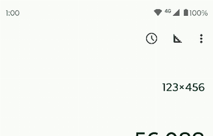 Fossify Calculator screenshot 1