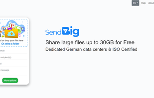 SendBig screenshot 1