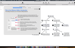 Explanation of features in application.